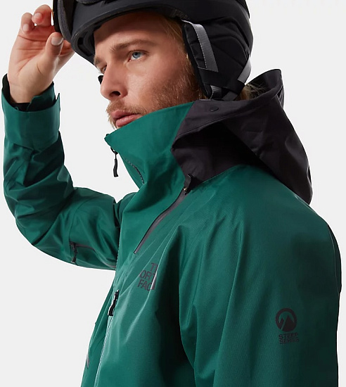 Куртка мужская The North Face Brigandine Evergreen/Tnf Black - Фото 16 большая