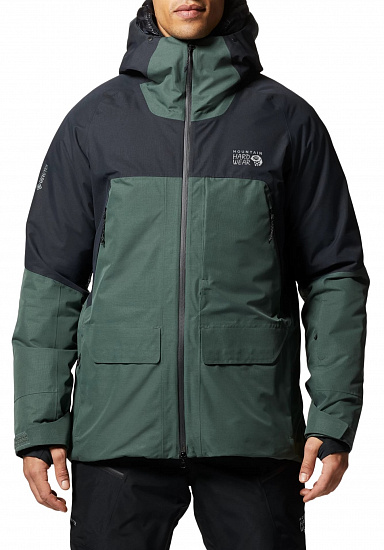 Куртка мужская Mountain Hardwear Cloud Bank Gore-Tex Insulated Black Spruce - Фото 1 большая