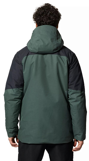 Куртка мужская Mountain Hardwear Cloud Bank Gore-Tex Insulated Black Spruce - Фото 2 большая
