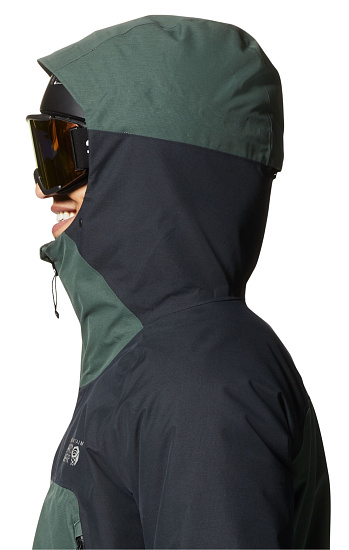 Куртка мужская Mountain Hardwear Cloud Bank Gore-Tex Insulated Black Spruce - Фото 5 большая