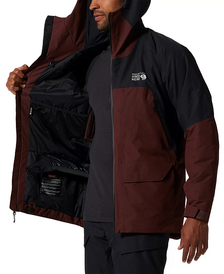 Куртка мужская Mountain Hardwear Cloud Bank Gore-Tex Insulated Washed Raisin - Фото 9 большая