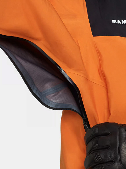 Куртка мужская Mammut Eiger Free Pro Hs Hd Solar Dust/Arumita - Фото 10 большая