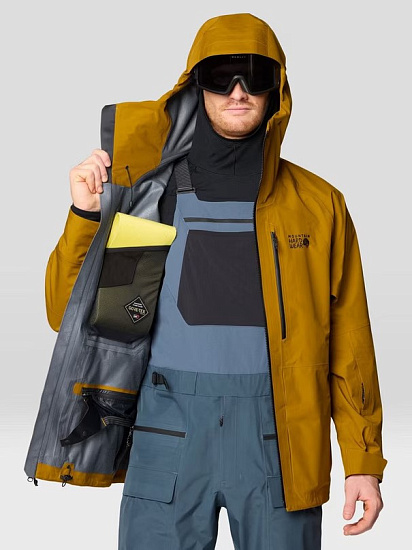 Куртка мужская Mountain Hardwear Boundary Ridge Olive Gold - Фото 12 большая