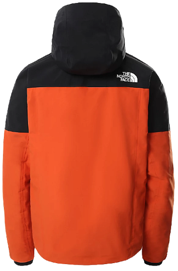 Куртка мужская The North Face Powderflo Futurelight Burnt Ochre/TNF Black - Фото 2 большая