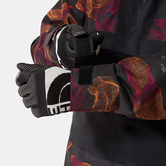 Куртка мужская The North Face Silvani Anorak TNF Black Binary Halfdome Print/TNF Black - Фото 4 большая