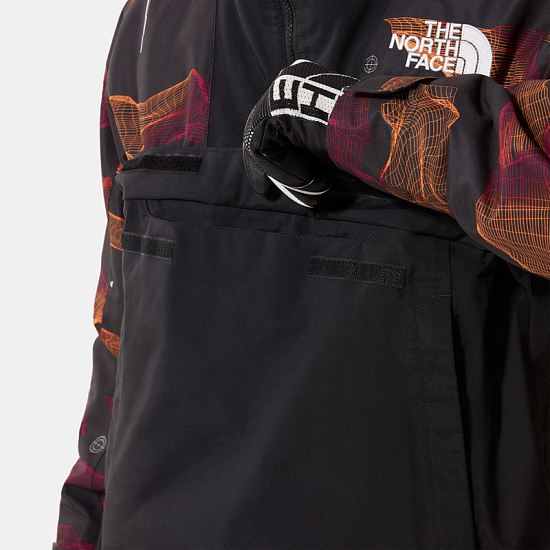 Куртка мужская The North Face Silvani Anorak TNF Black Binary Halfdome Print/TNF Black - Фото 5 большая