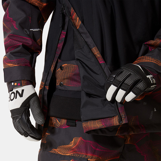 Куртка мужская The North Face Silvani Anorak TNF Black Binary Halfdome Print/TNF Black - Фото 6 большая