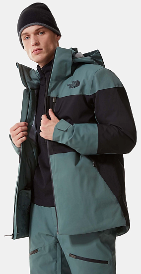 Куртка мужская The North Face Chakal TNF Black/Balsam Green - Фото 8 большая