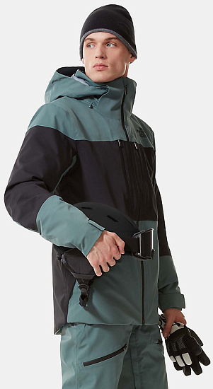 Куртка мужская The North Face Chakal TNF Black/Balsam Green - Фото 10 большая