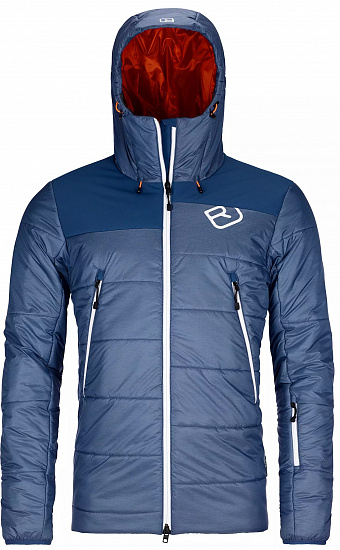 Куртка мужская Ortovox Swisswool Verbier Night Blue Blend - Фото 1 большая