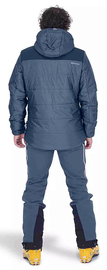 Куртка мужская Ortovox Swisswool Verbier Night Blue Blend - Фото 3 большая