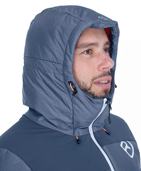 Куртка мужская Ortovox Swisswool Verbier Night Blue Blend - Фото 4 большая