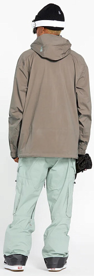 Куртка мужская Volcom Guch Stretch Gore Chestnut Brown - Фото 5 большая