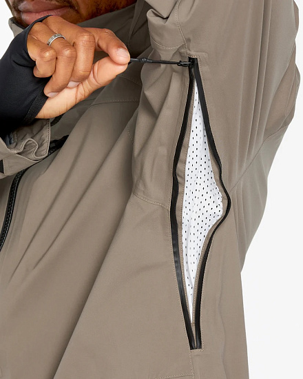 Куртка мужская Volcom Guch Stretch Gore Chestnut Brown - Фото 7 большая