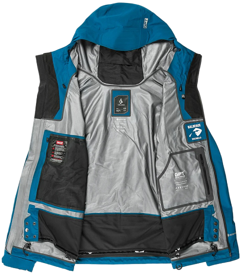 Куртка мужская Volcom Guide Gore-Tex Cobalt - Фото 3 большая