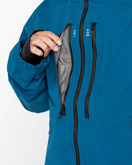 Куртка мужская Volcom Guide Gore-Tex Cobalt - Фото 8 большая