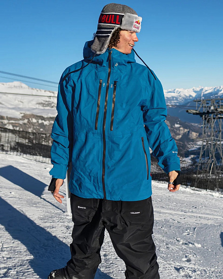Куртка мужская Volcom Guide Gore-Tex Cobalt - Фото 12 большая