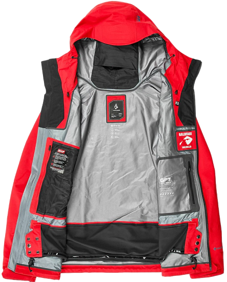 Куртка мужская Volcom Guide Gore-Tex Crimson - Фото 3 большая