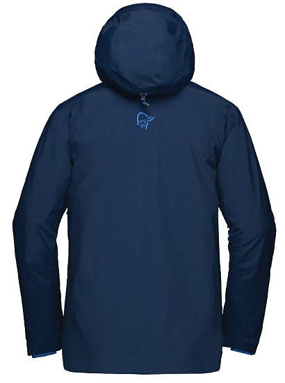 Куртка мужская Norrona Lofoten Gore-Tex Insulated Indigo Night - Фото 2 большая