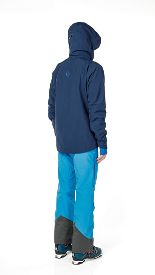 Куртка мужская Norrona Lofoten Gore-Tex Insulated Indigo Night - Фото 10 большая