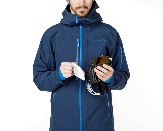 Куртка мужская Norrona Lofoten Gore-Tex Insulated Indigo Night - Фото 14 большая