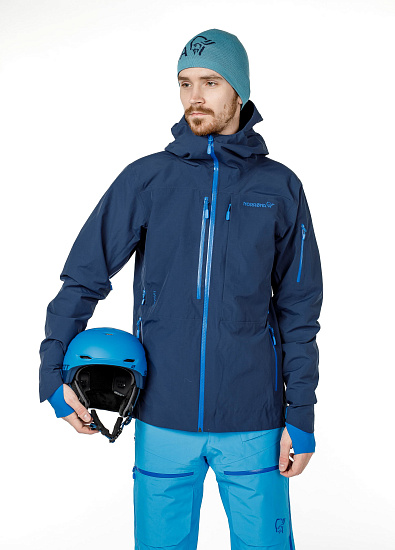 Куртка мужская Norrona Lofoten Gore-Tex Insulated Indigo Night - Фото 15 большая