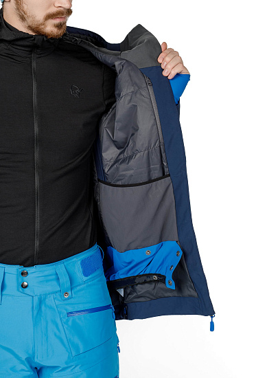 Куртка мужская Norrona Lofoten Gore-Tex Insulated Indigo Night - Фото 17 большая