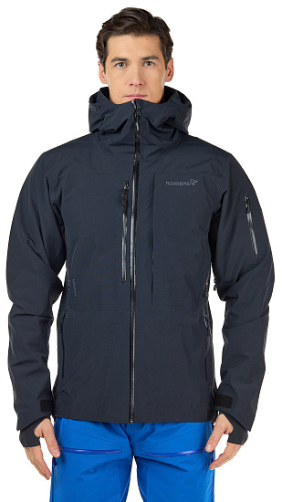 Куртка мужская Norrona Lofoten Gore-Tex Insulated Caviar - Фото 2 большая