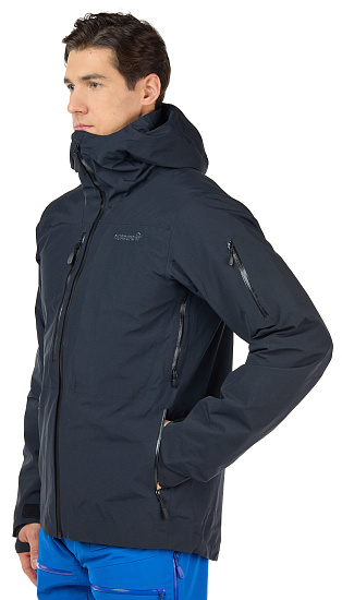 Куртка мужская Norrona Lofoten Gore-Tex Insulated Caviar - Фото 3 большая