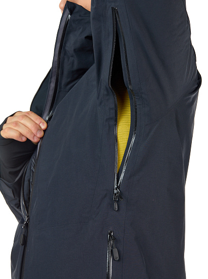 Куртка мужская Norrona Lofoten Gore-Tex Insulated Caviar - Фото 7 большая