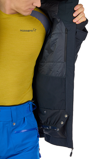 Куртка мужская Norrona Lofoten Gore-Tex Insulated Caviar - Фото 10 большая