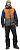 Куртка мужская Norrona Lofoten Gore-Tex Pro Castor Grey/Orange Popsicle - Фото 3 малая