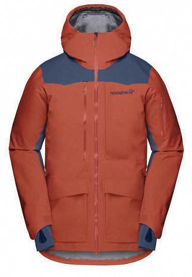 Куртка мужская Norrona Tamok Gore-Tex Pro Rooibos Tea - Фото 1 большая
