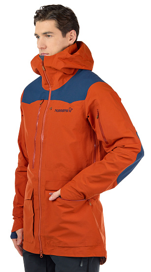 Куртка мужская Norrona Tamok Gore-Tex Pro Rooibos Tea - Фото 5 большая
