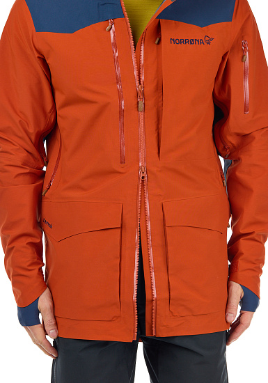 Куртка мужская Norrona Tamok Gore-Tex Pro Rooibos Tea - Фото 11 большая