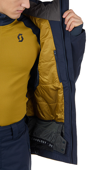 Куртка мужская Scott Ultimate DRX Dark Blue/Ecru Olive - Фото 13 большая