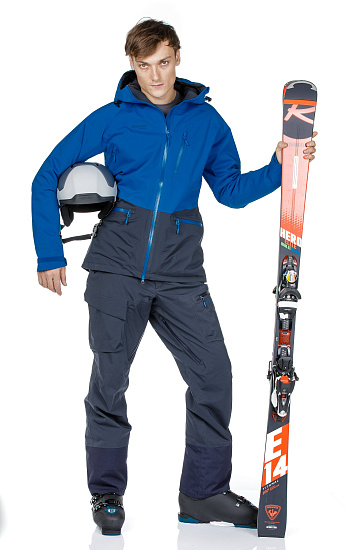 Куртка мужская Bergans Myrkdalen Ins Ocean/Dk Navy - Фото 10 большая