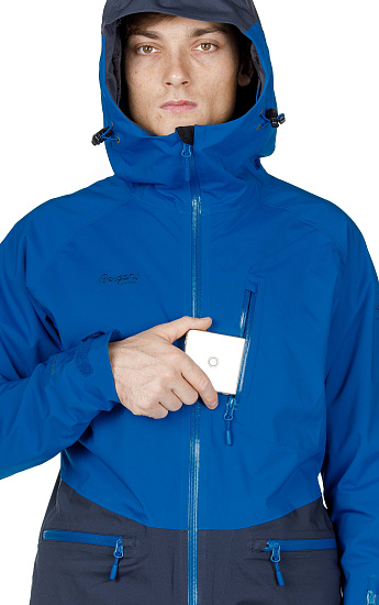 Куртка мужская Bergans Myrkdalen Ins Ocean/Dk Navy - Фото 18 большая