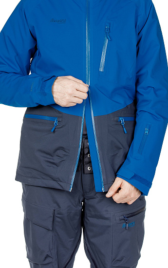 Куртка мужская Bergans Myrkdalen Ins Ocean/Dk Navy - Фото 20 большая