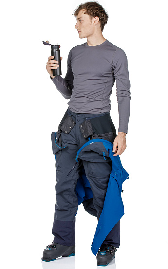 Куртка мужская Bergans Myrkdalen Ins Ocean/Dk Navy - Фото 24 большая