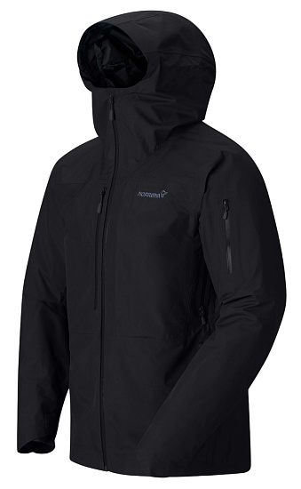 Куртка мужская Norrona Lofoten Gore-Tex Insulated Caviar Black - Фото 3 большая