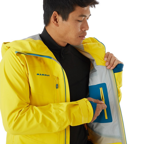 Куртка мужская Mammut Haldigrat HS Hooded Blazing - Фото 6 большая