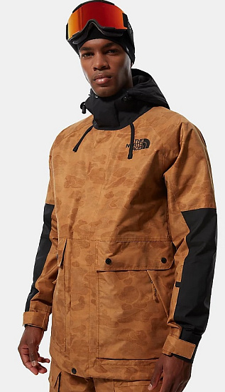 Куртка мужская The North Face Balfron Timber Tan Tonal Duck Camo Print-Tnf Black - Фото 4 большая