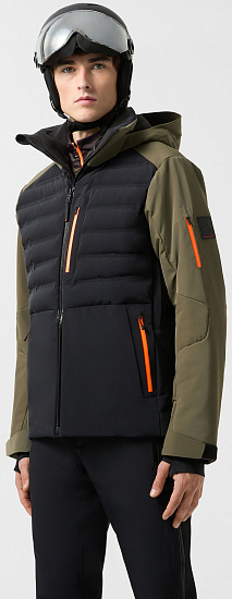 Куртка мужская Bogner Fire+Ice Ivo Black/Chocolate - Фото 2 большая