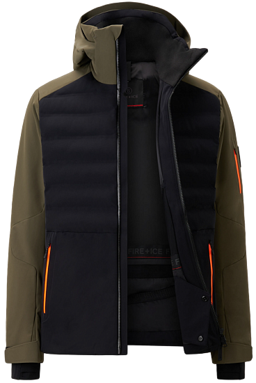 Куртка мужская Bogner Fire+Ice Ivo Black/Chocolate - Фото 8 большая