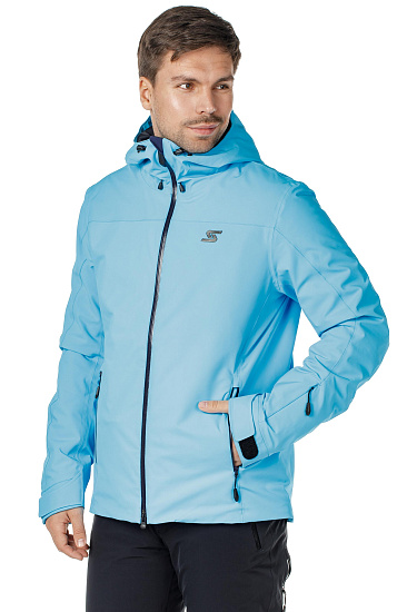 Куртка мужская Stockli Sport Light Blue - Фото 5 большая