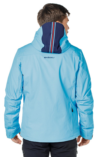 Куртка мужская Stockli Sport Light Blue - Фото 6 большая