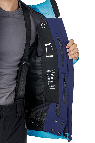 Куртка мужская Stockli Sport Light Blue - Фото 14 большая