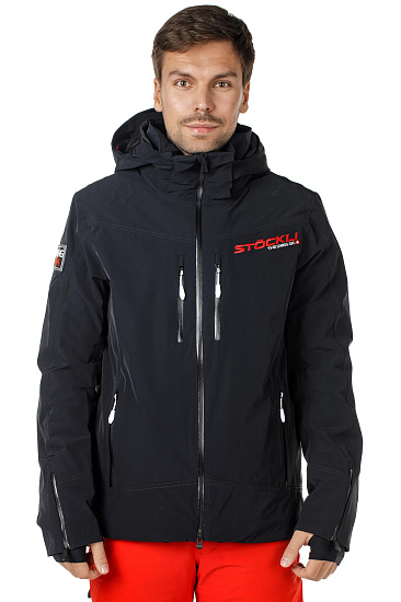 Куртка мужская Stockli WRT Black - Фото 4 большая