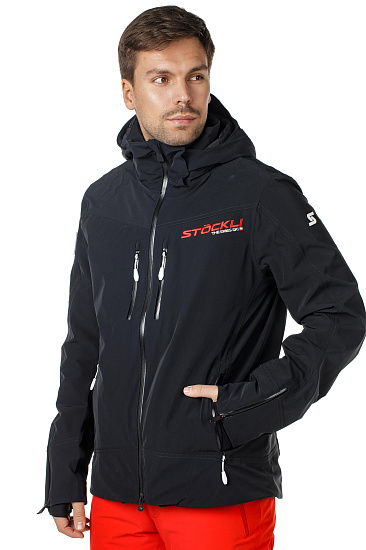 Куртка мужская Stockli WRT Black - Фото 5 большая